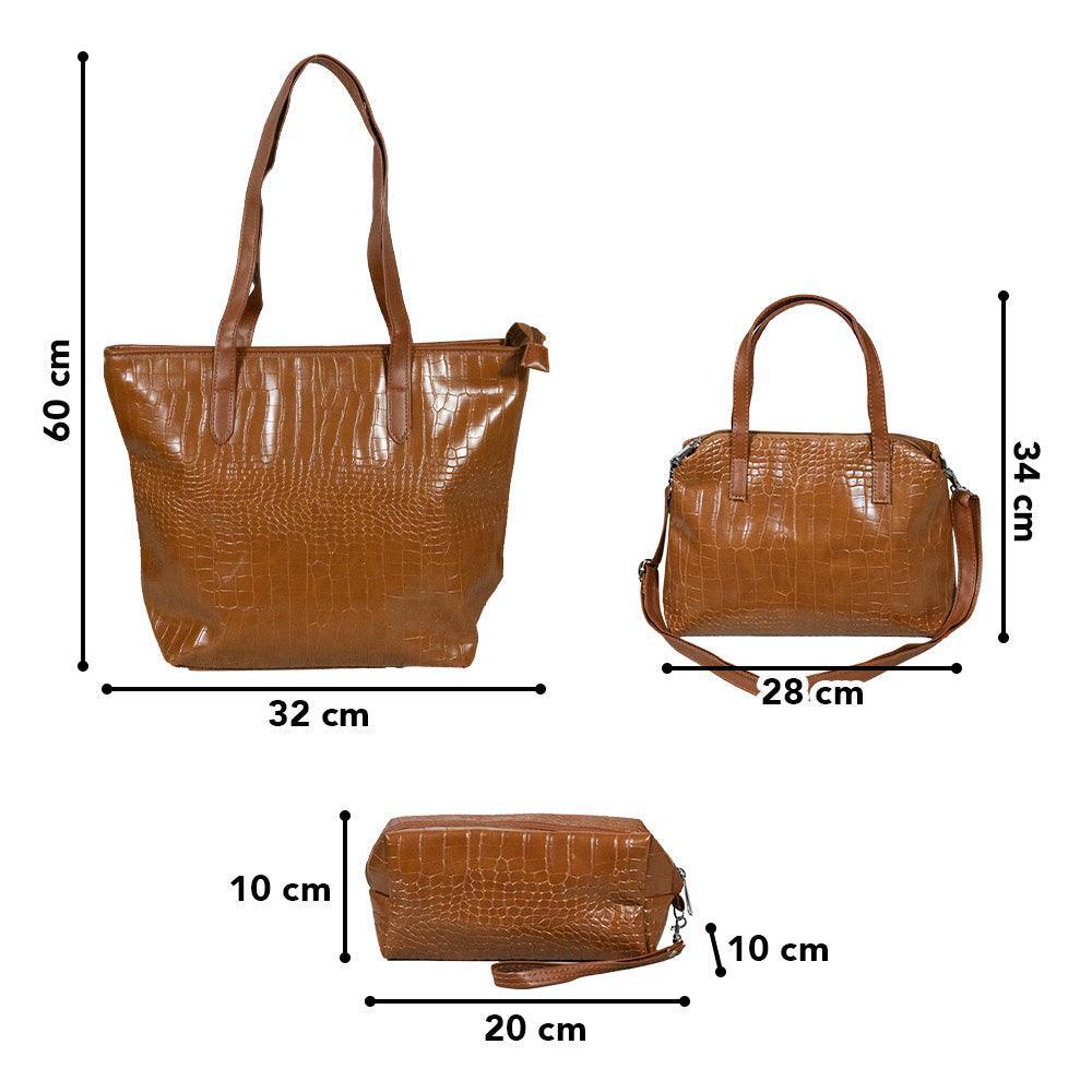Juego de Carteras Bolsos 3 Piezas B16 - Keller Perú