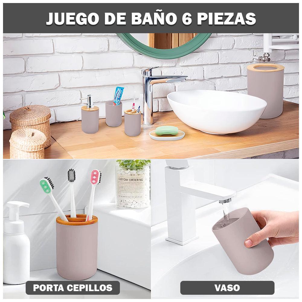Kit de 6 Accesorios de Baño Moderno O51 - Keller Perú