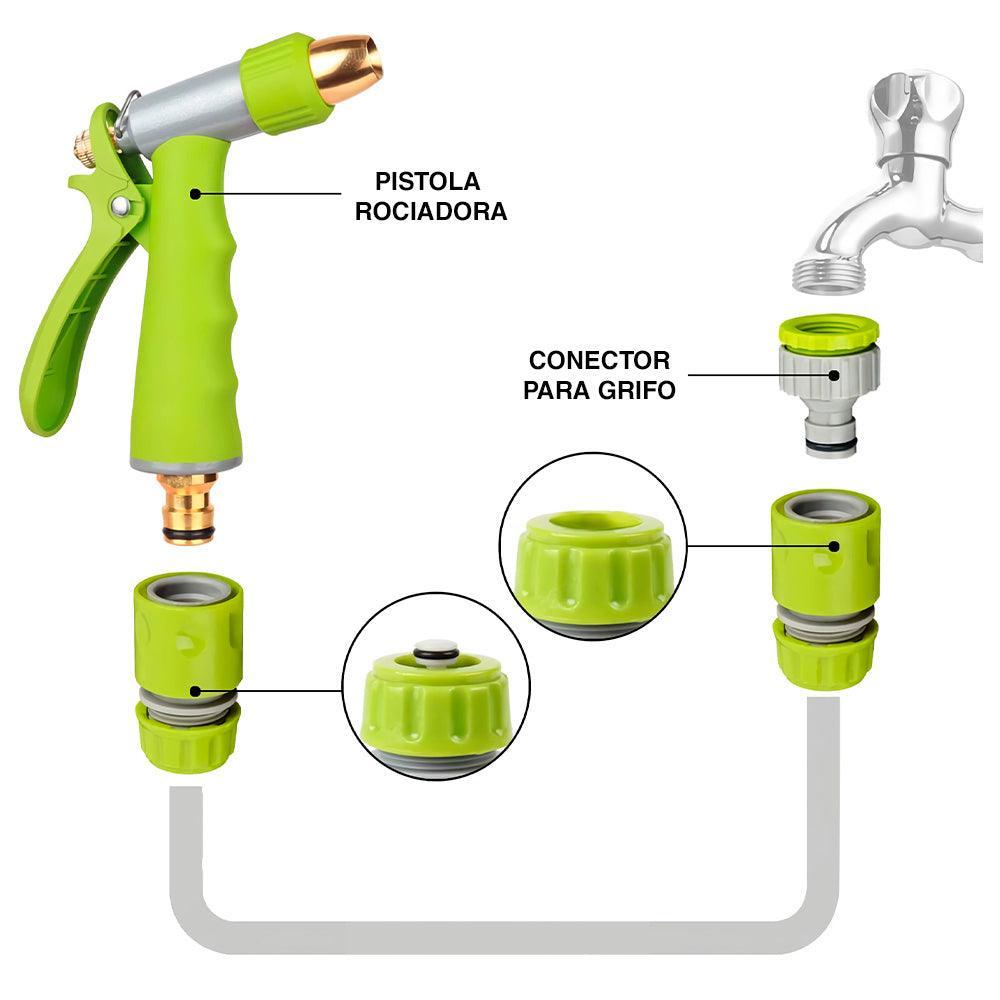 Kit Pistola de Agua Pulverizador para Riego D34 - Keller Perú