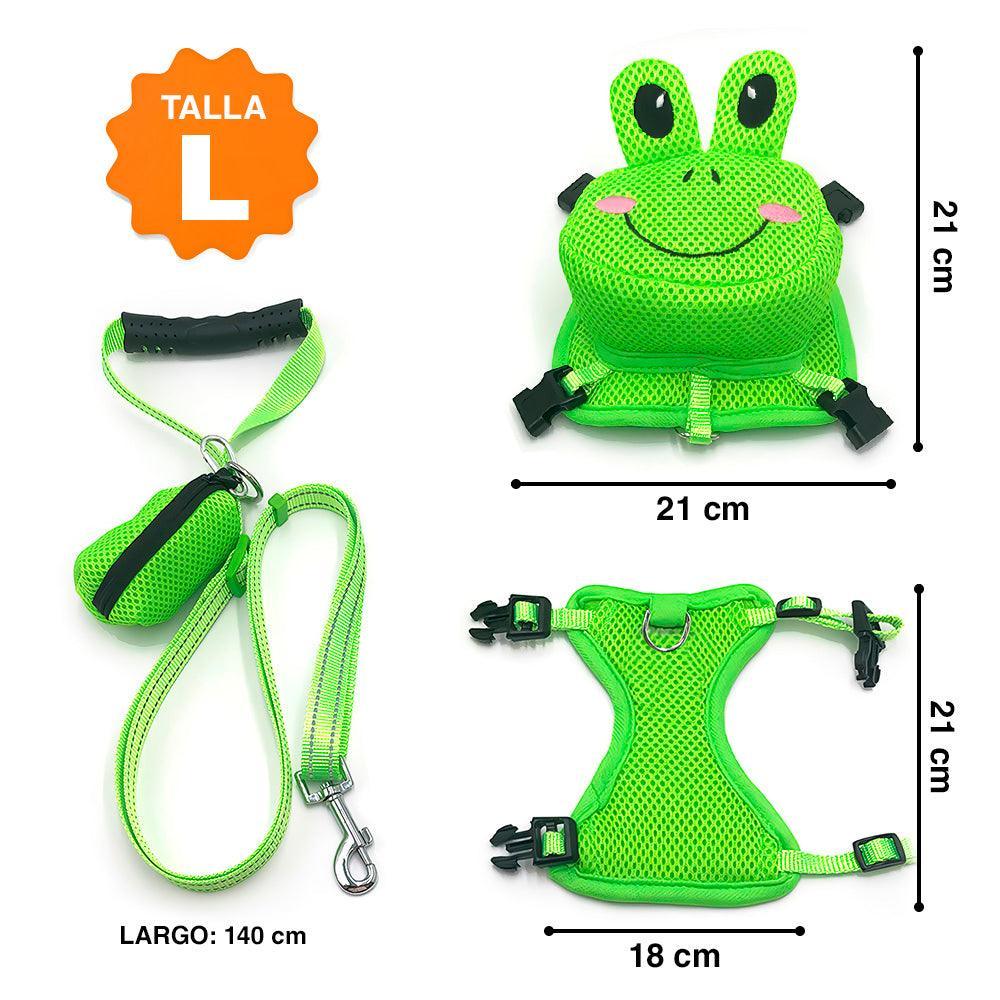 Mochila Arnés con Correa para Perros Talla L R40 - Keller Perú