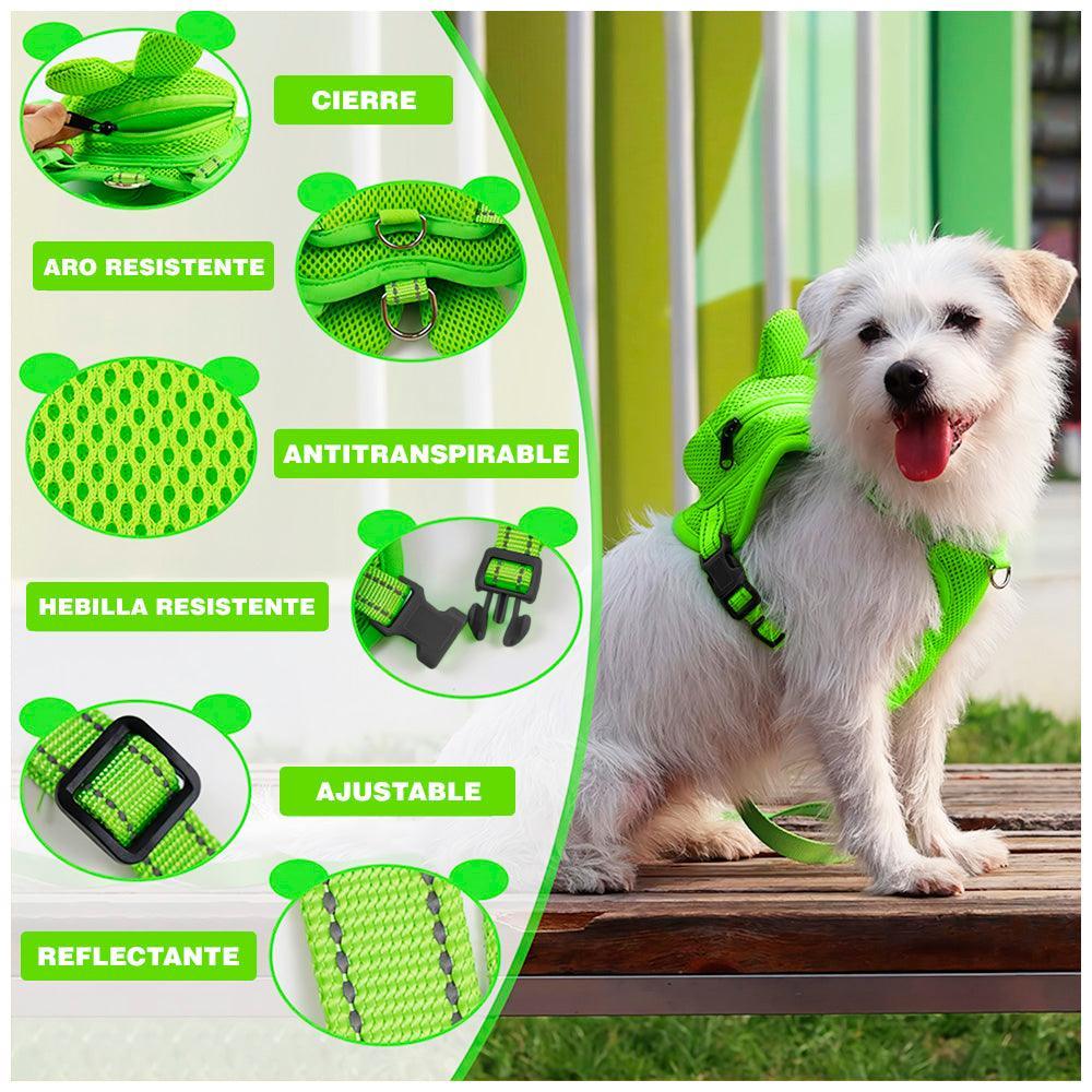 Mochila Arnés con Correa para Perros Talla S R40 - Keller Perú