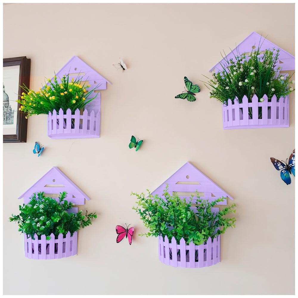 Pack X3 Macetero Decorativo Maceta Colgante de Pared Casita L10 - Keller Perú
