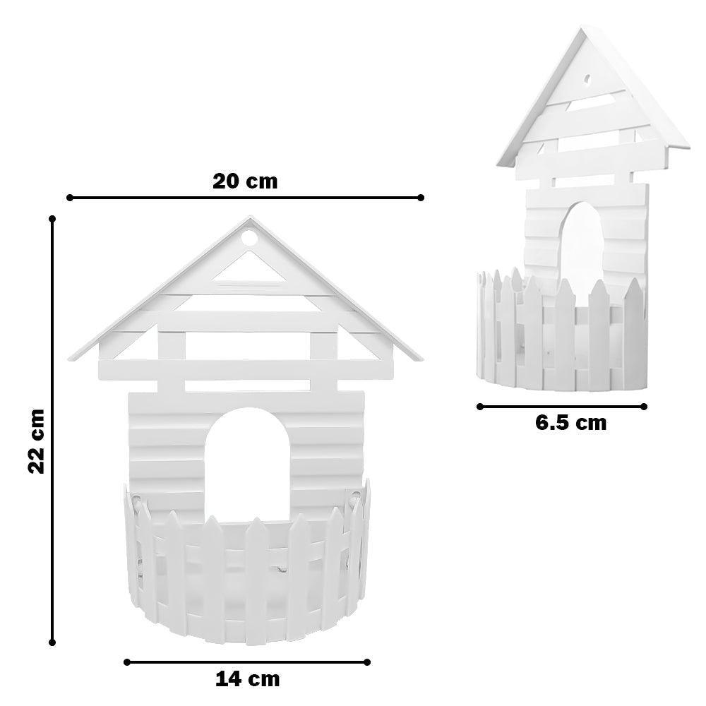 Pack X3 Macetero Decorativo Maceta Colgante de Pared Casita L10 - Keller Perú