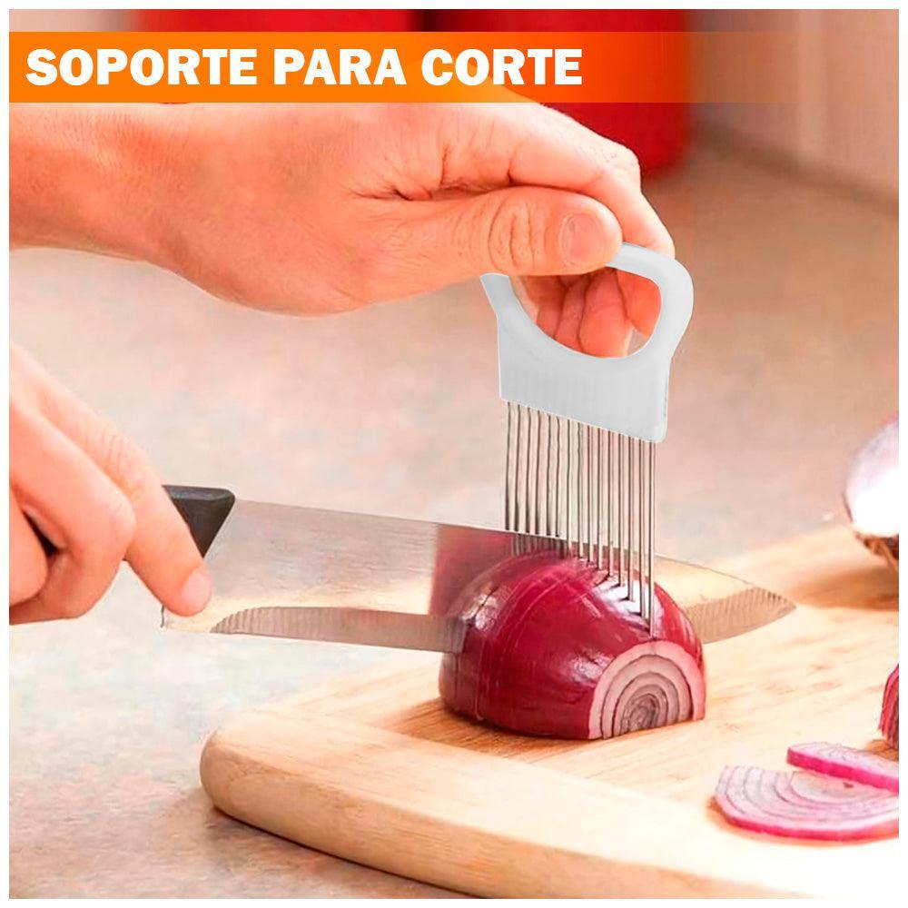 Set Tabla de Picar con Rallador Pelador 5 Accesorios A60 Azul - Keller Perú