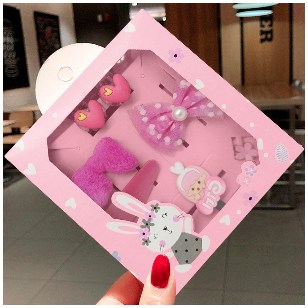 Set de 8 Ganchitos Kawaii para Niñas Accesorio de Cabello S47 - Keller Perú