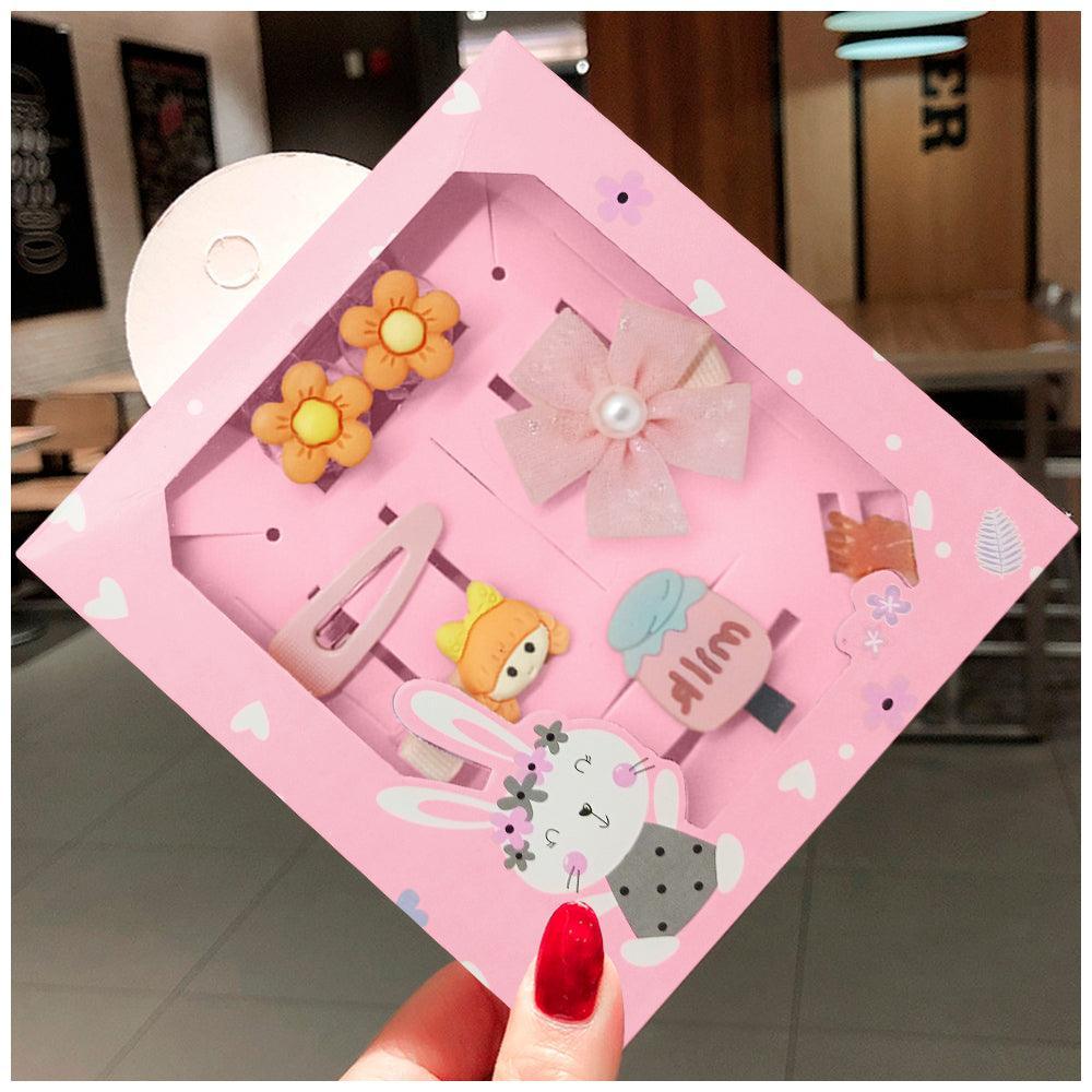 Set de 8 Ganchitos Kawaii para Niñas Accesorio de Cabello S47 - Keller Perú