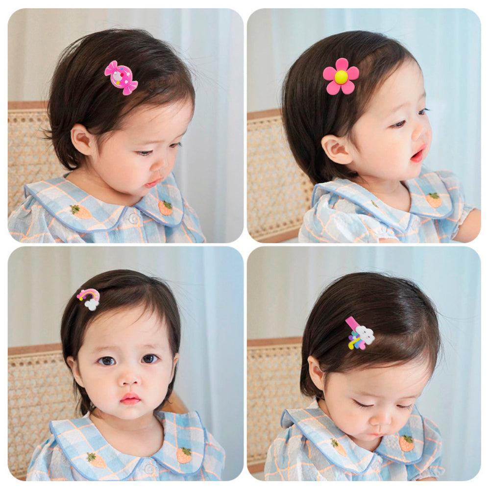 Set de 8 Ganchitos Kawaii para Niñas Accesorio de Cabello S47 - Keller Perú