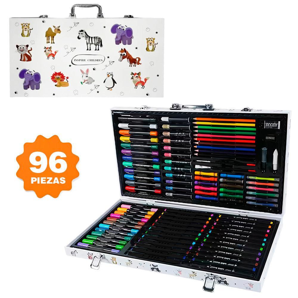 Set de arte 96 piezas Maleta para Niños FN5 - Keller Perú