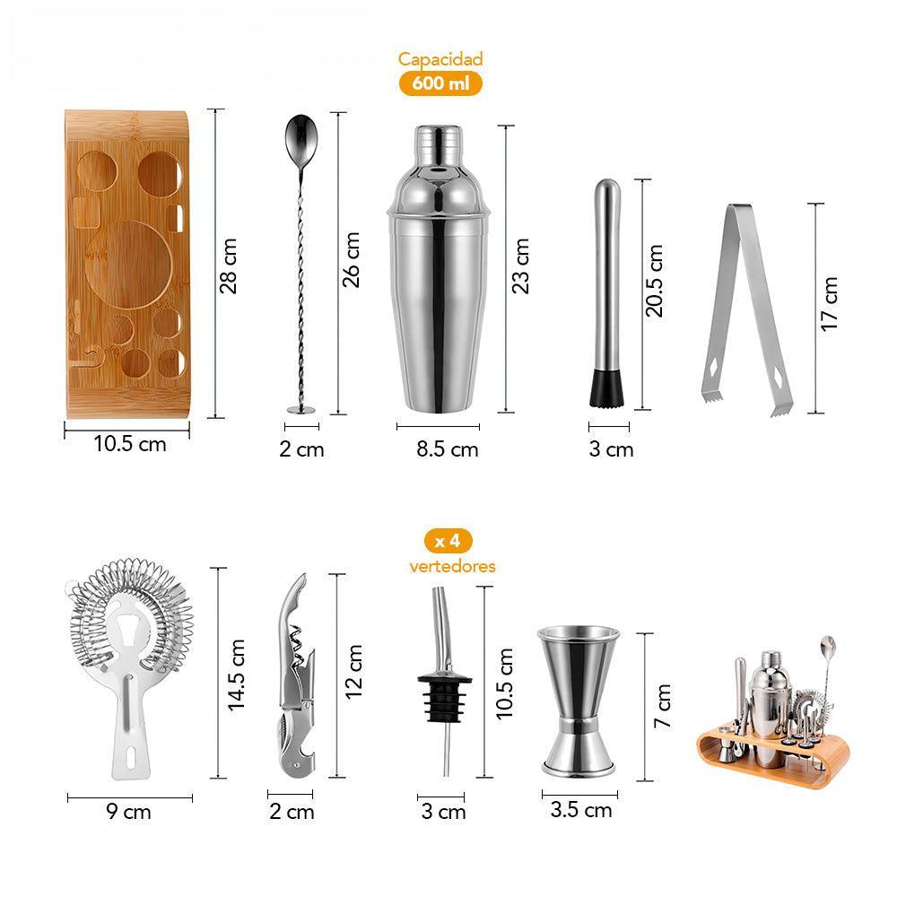 Set de Bar Profesional 12 Piezas SL6 - Keller