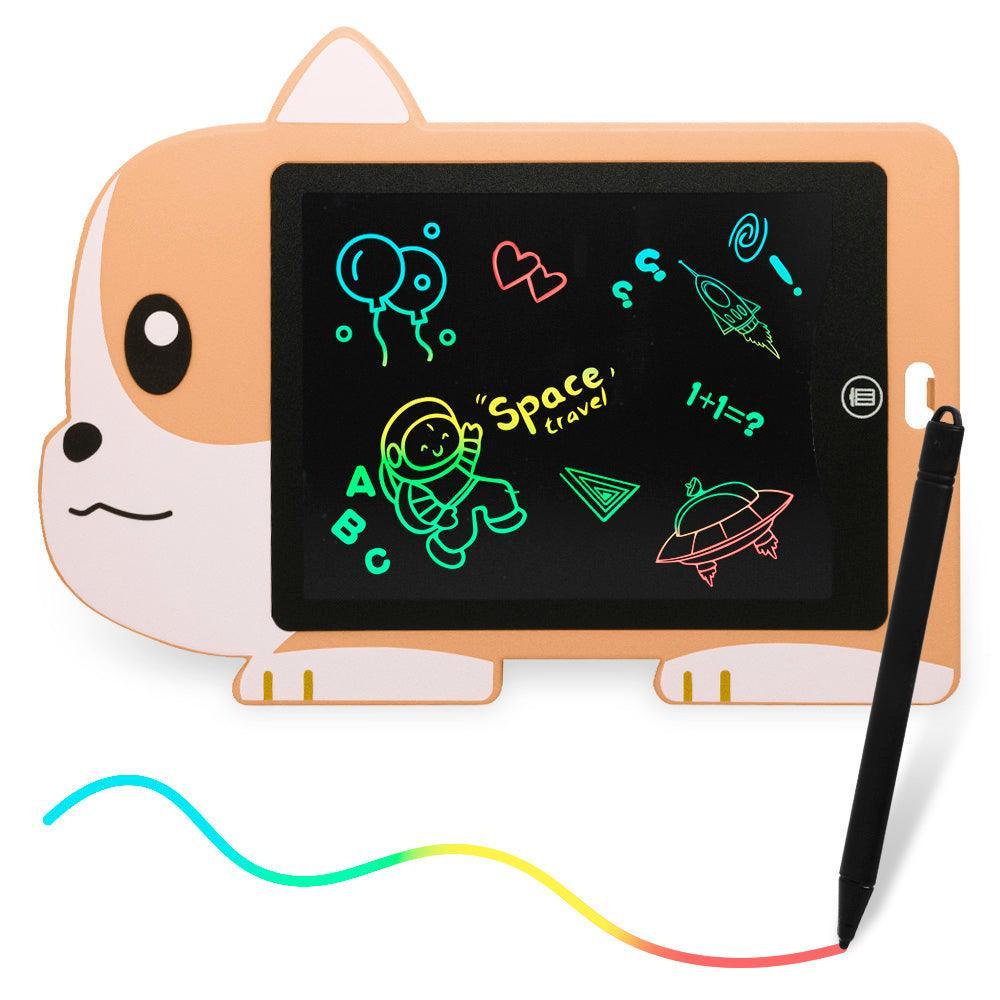 Tablet Pizarra de Dibujo LCD Trazo de Colores para Niños Diseño Perro HD2 - Keller Perú