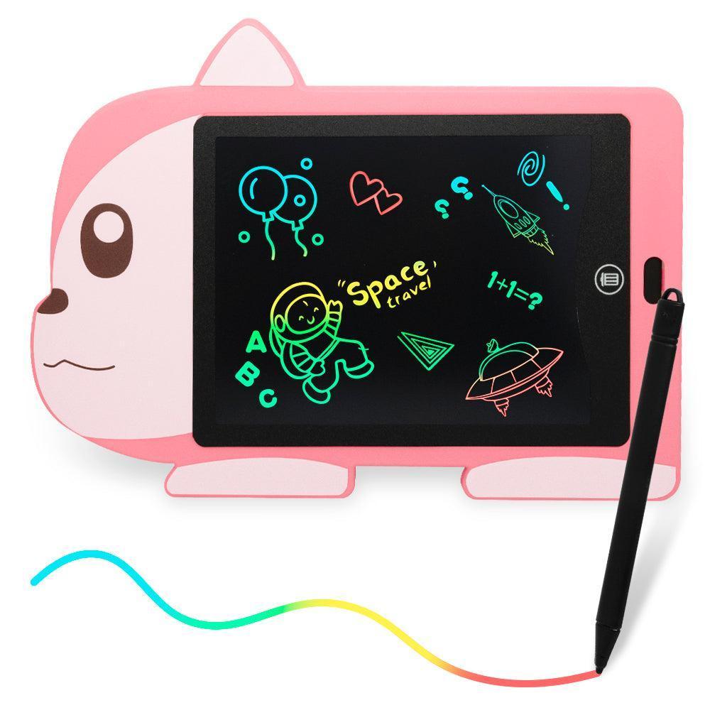 Tablet Pizarra de Dibujo LCD Trazo de Colores para Niños Diseño Perro HD2 - Keller Perú
