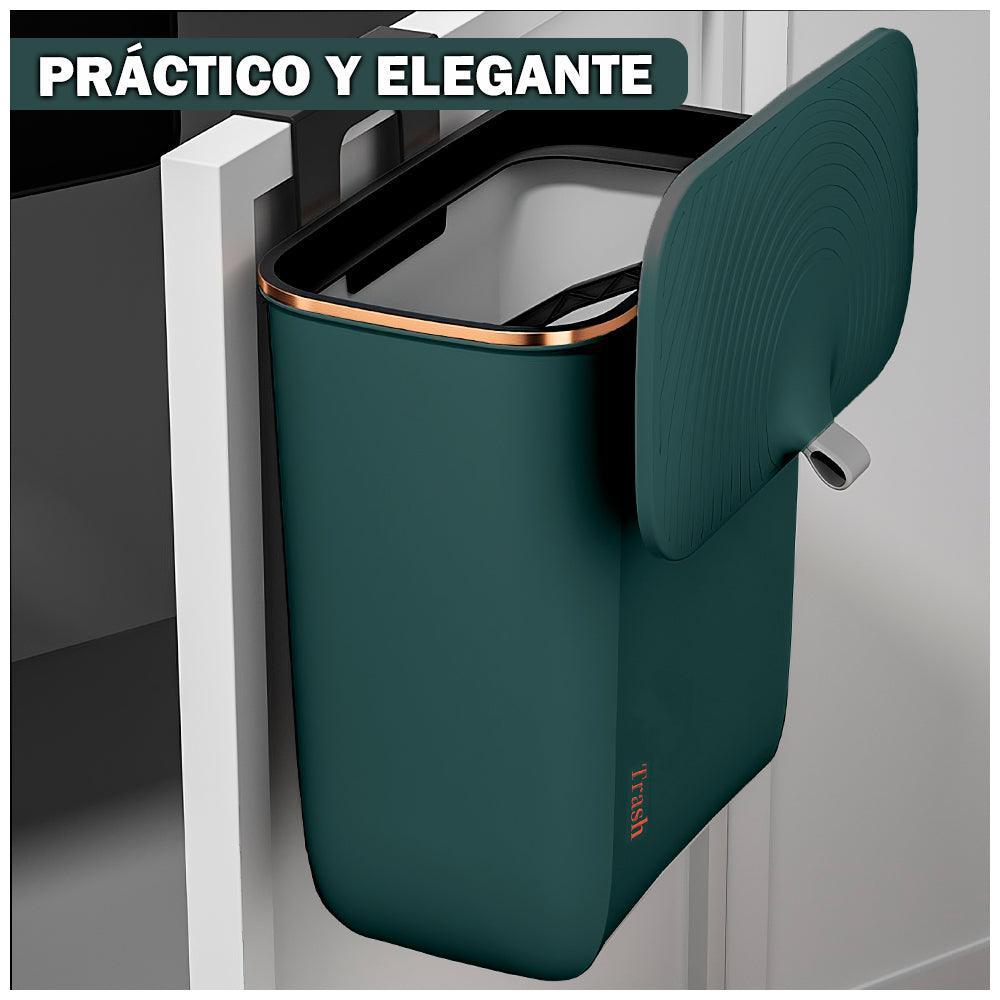 Tacho de Basura Colgante Papelera Contenedor con Tapa H01 - Keller Perú