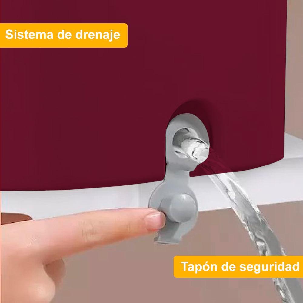 Balde Escurridor Trapeador Giratorio Automático Cuadrado - Keller Perú