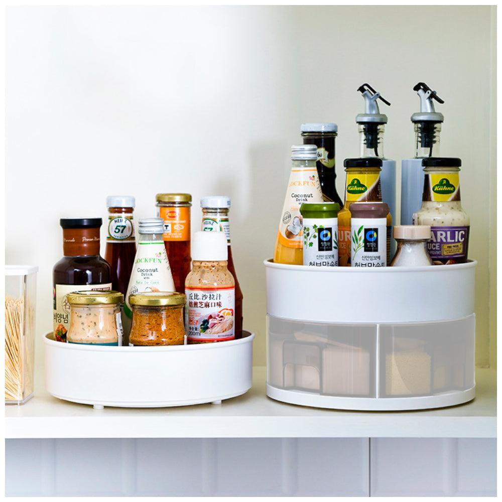 Condimentero Giratorio Especiero 5 Piezas con Cucharas Organizador de Cocina J30 - Keller Perú