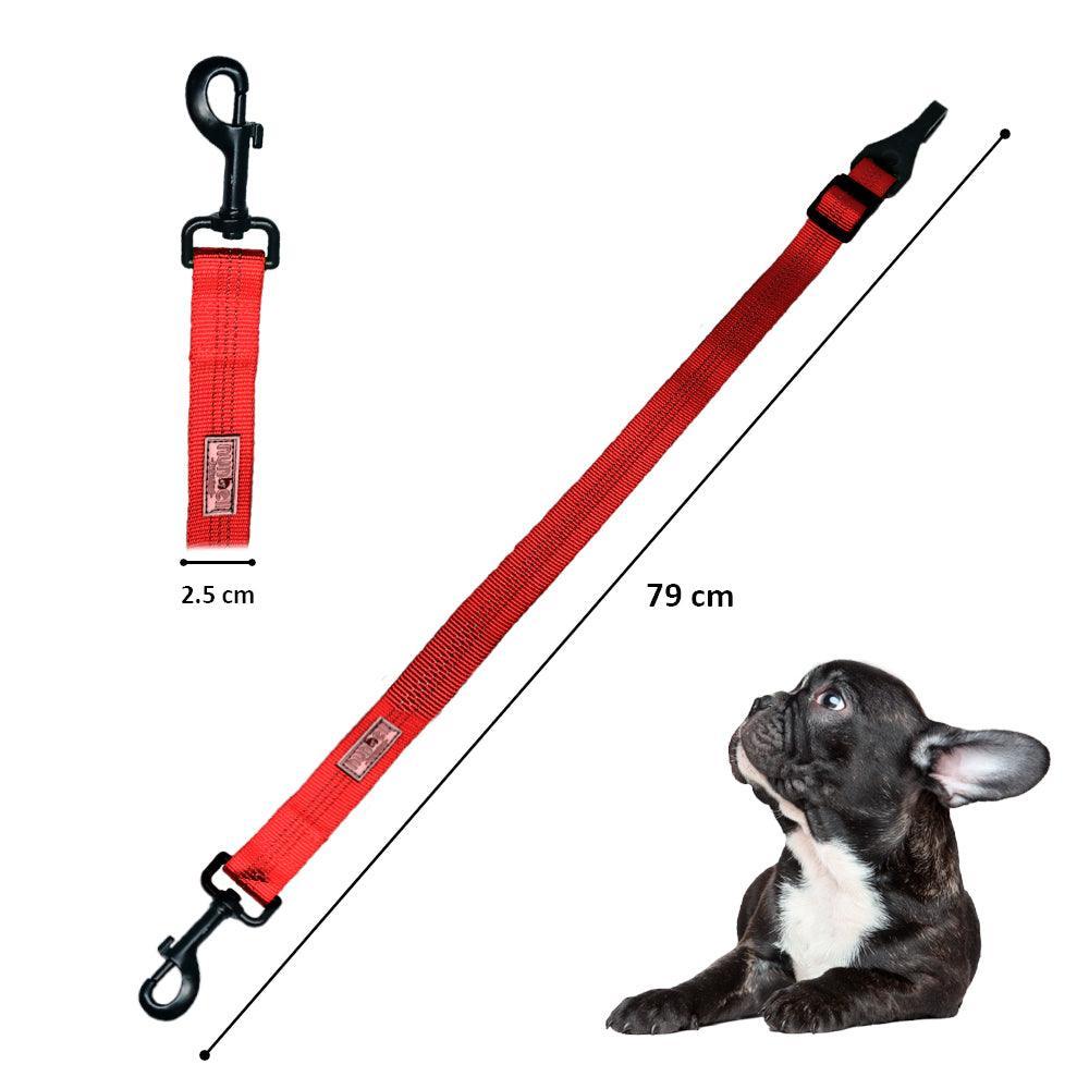 Cinturón Correa Regulable de Seguridad de Arnés para Perro - Keller Perú