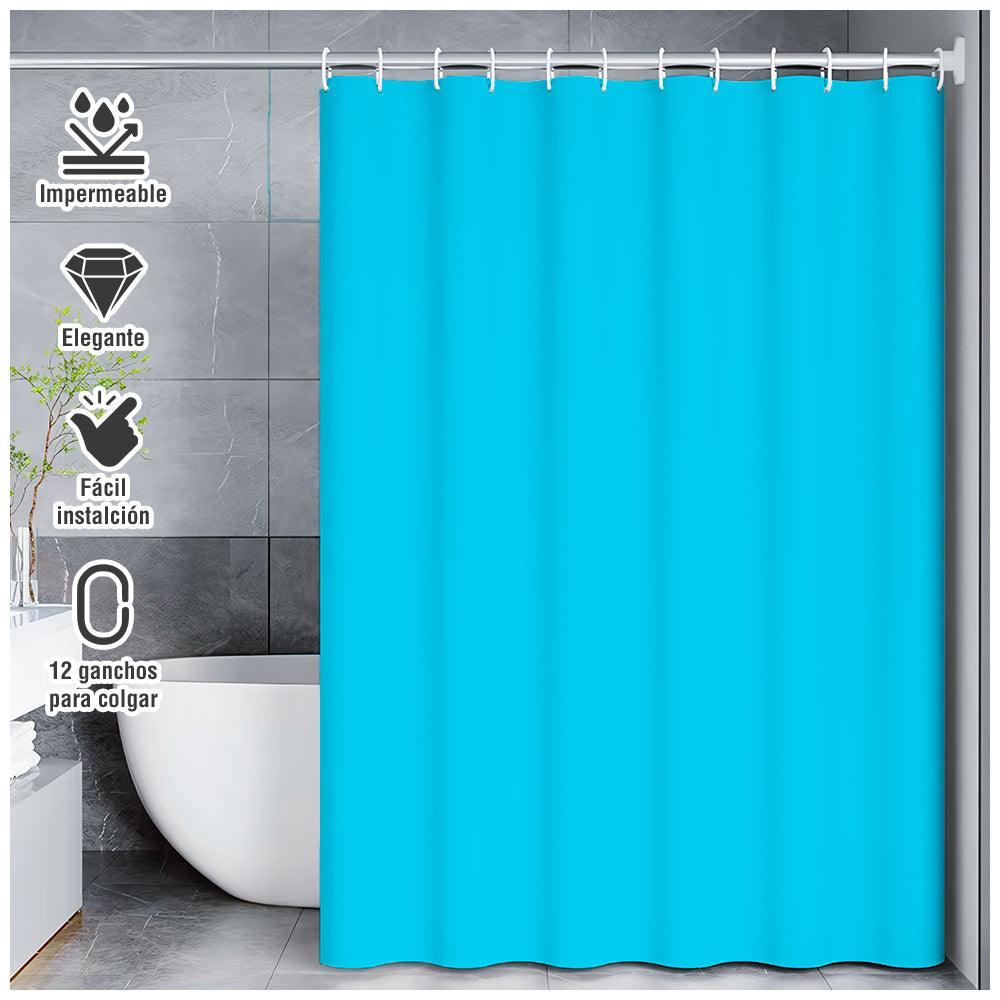 Cortina de Baño Moderna Impermeable Accesorio para Ducha U11 - Keller Perú