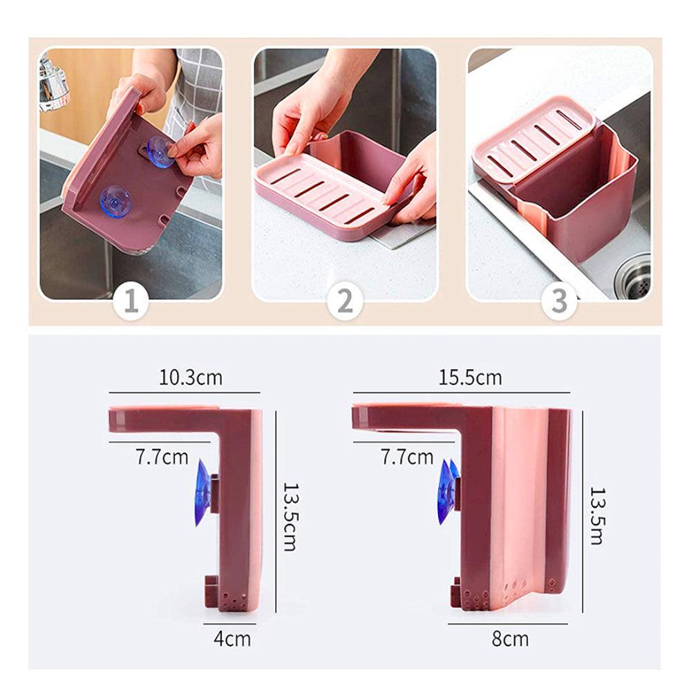 Escurridor Plegable c/porta Esponjas de Lavadero Multiusos - Keller Perú