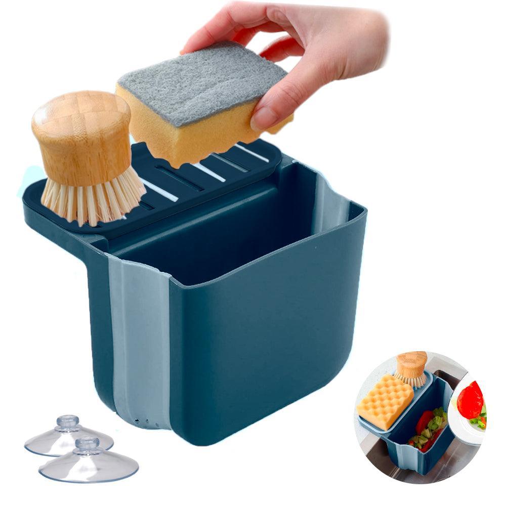 Escurridor Plegable c/porta Esponjas de Lavadero Multiusos - Keller Perú