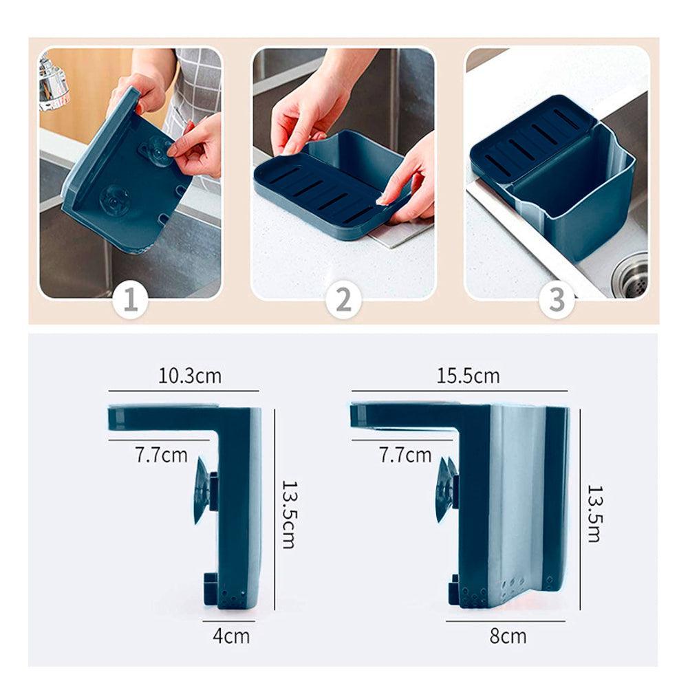 Escurridor Plegable c/porta Esponjas de Lavadero Multiusos - Keller Perú