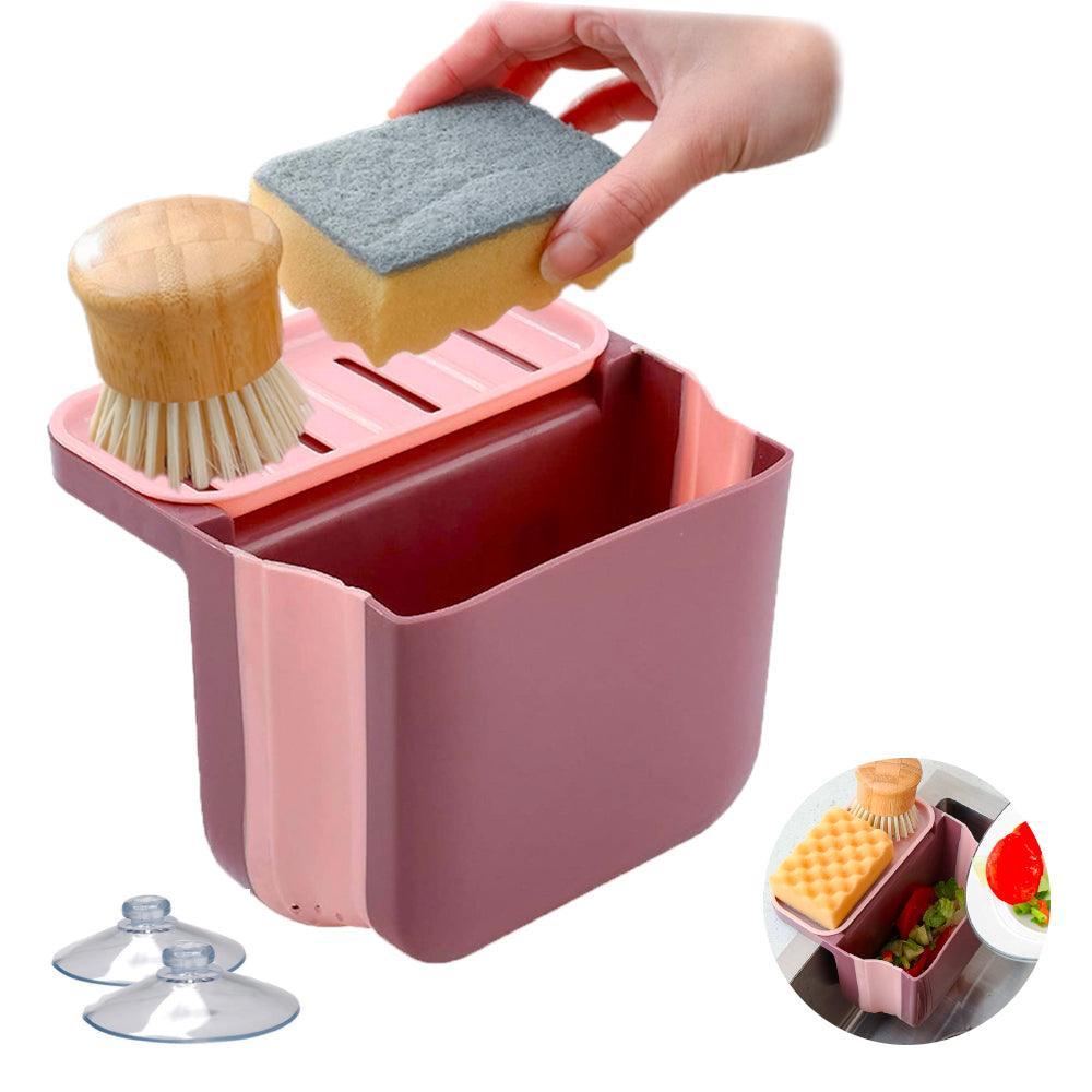 Escurridor Plegable c/porta Esponjas de Lavadero Multiusos - Keller Perú