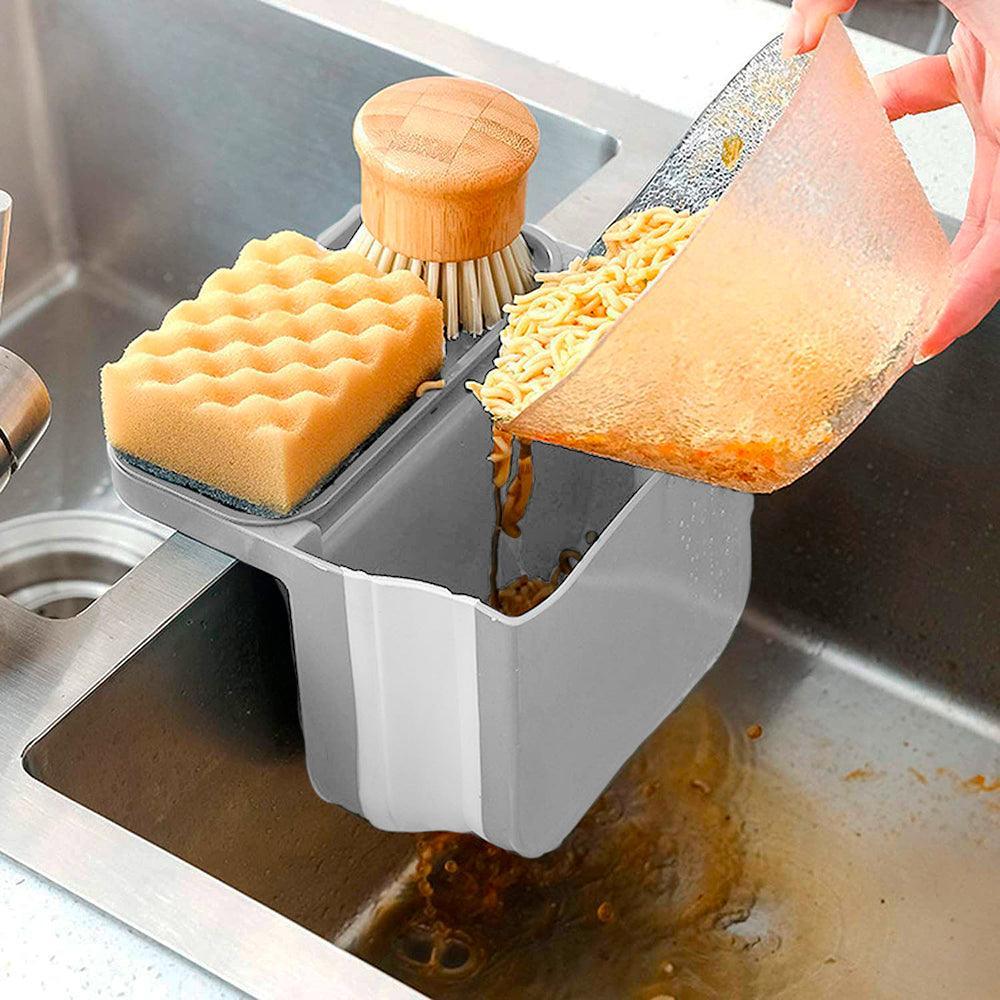 Escurridor Plegable c/porta Esponjas de Lavadero Multiusos - Keller Perú