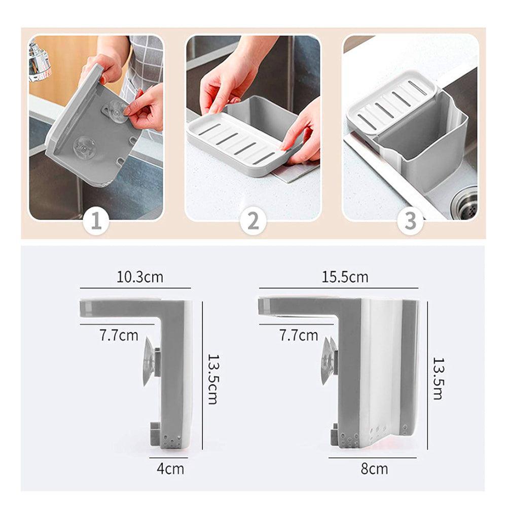 Escurridor Plegable c/porta Esponjas de Lavadero Multiusos - Keller Perú