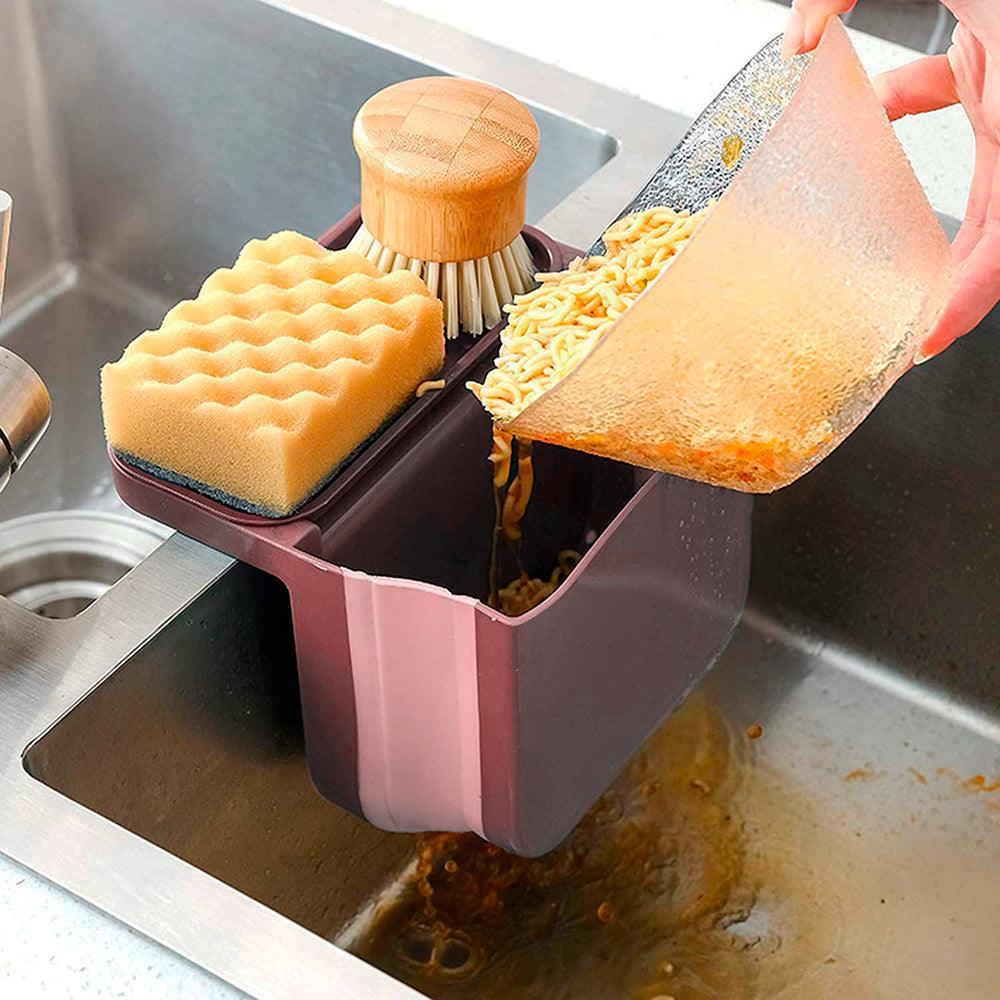 Escurridor Plegable c/porta Esponjas de Lavadero Multiusos - Keller Perú