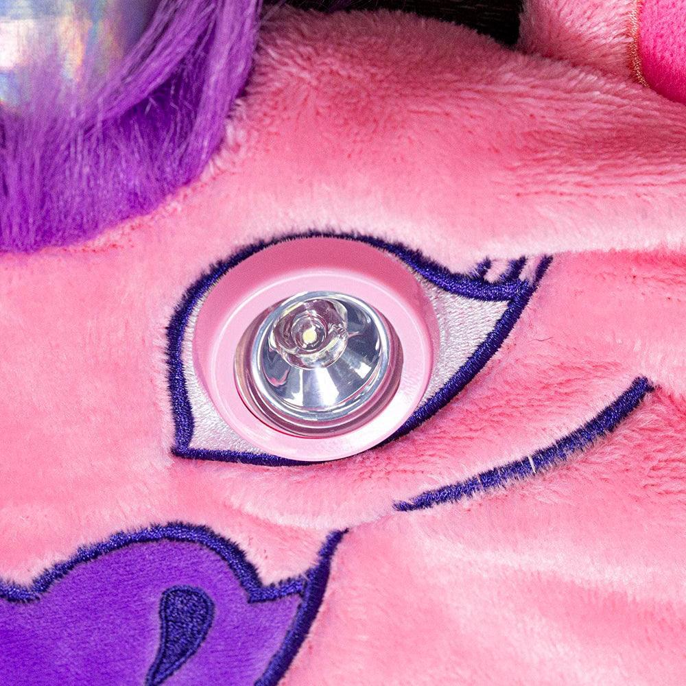 Manta Abrigo con Capucha con Luces LED Unicornio Rosa - Keller Perú