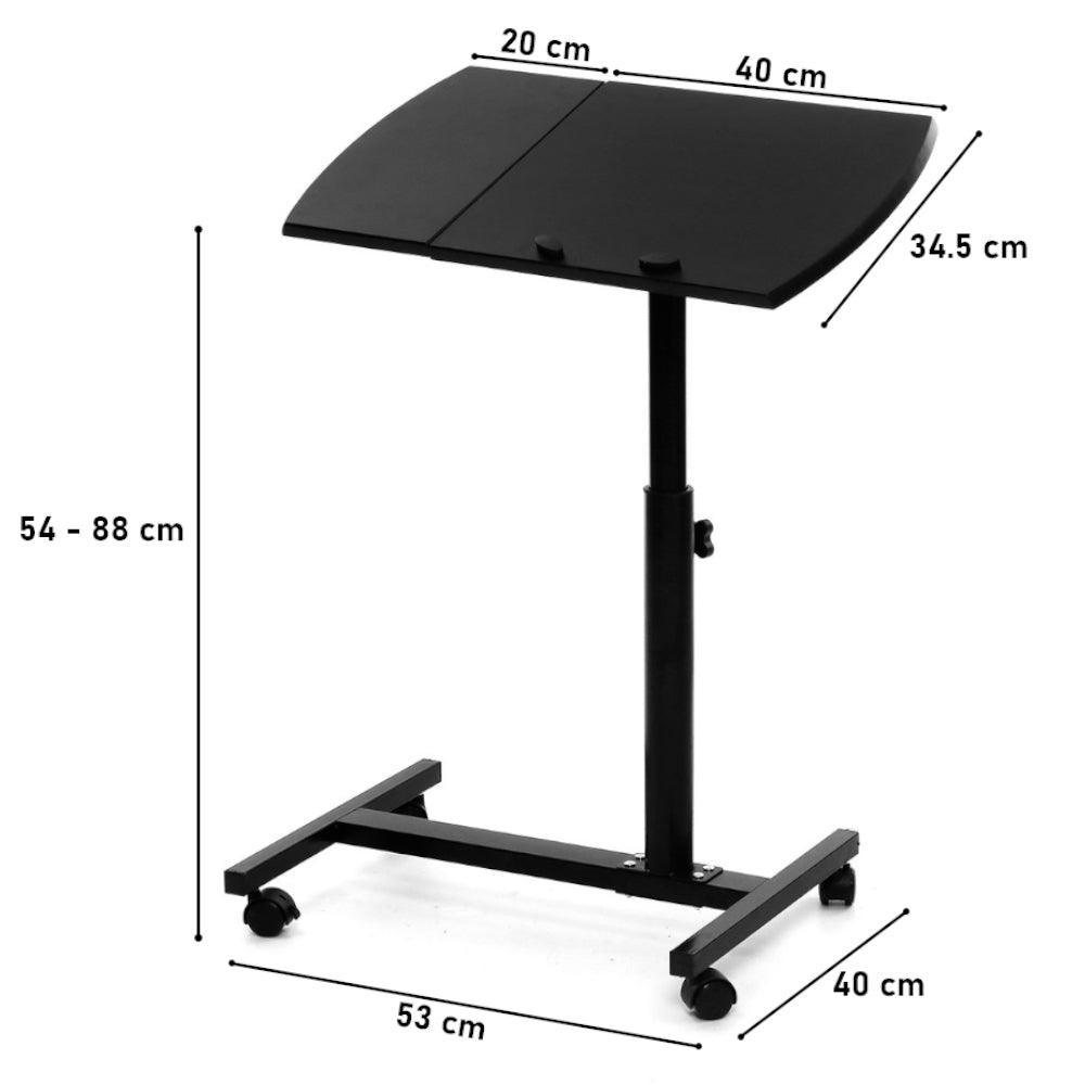 Mesa para Laptop con Ruedas Portátil Ajustable Porta Mouse - Keller Perú