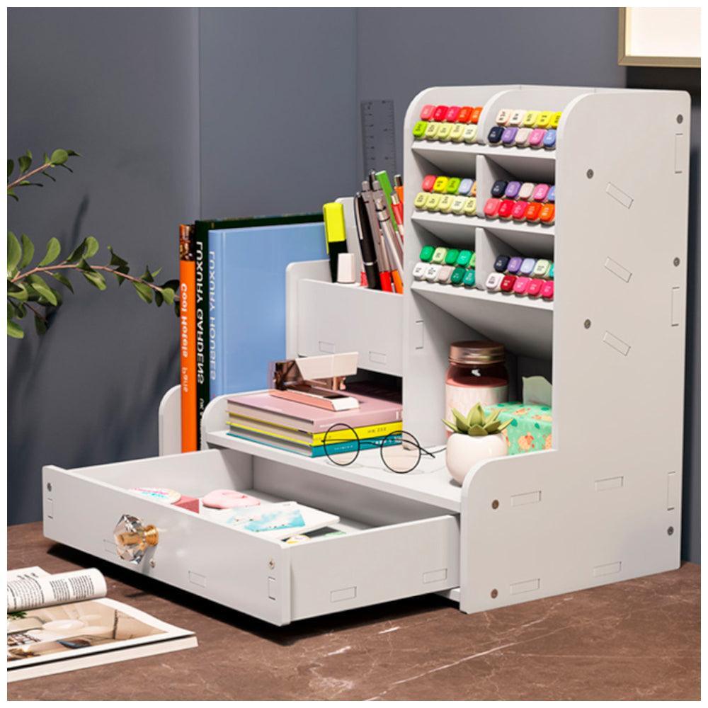 Organizador de Oficina Escritorio para Plumones, Lapiceros Porta Libros SJ-159 - Keller Perú