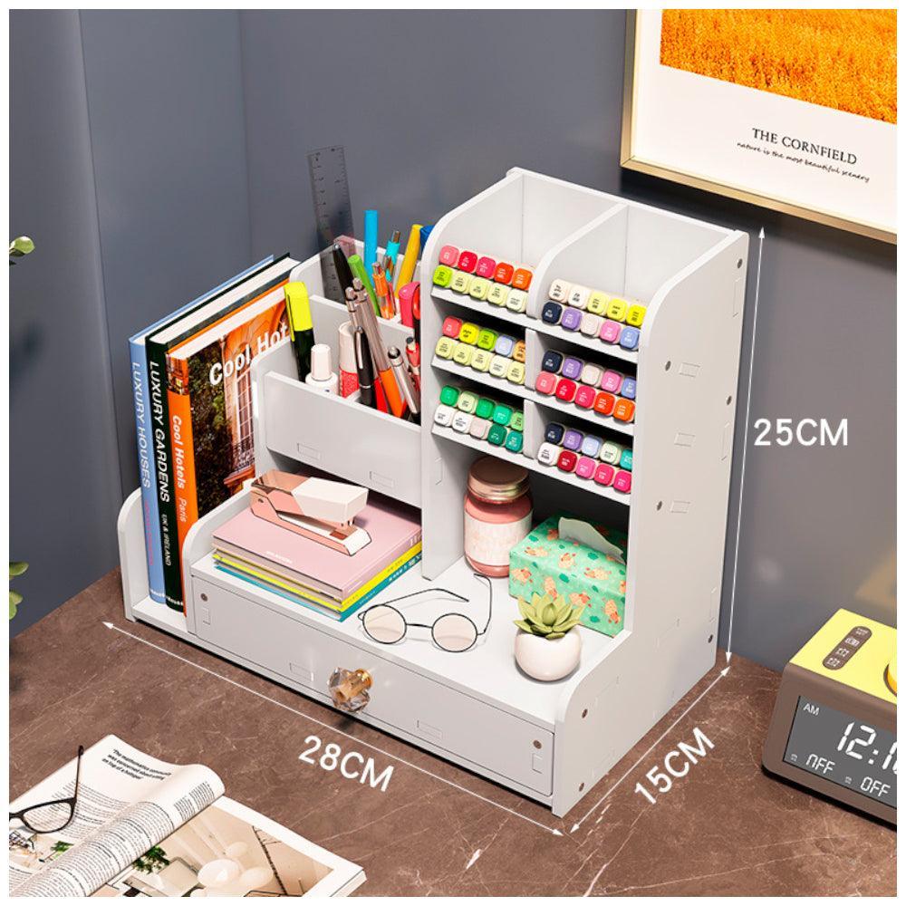 Organizador de Oficina Escritorio para Plumones, Lapiceros Porta Libros SJ-159 - Keller Perú