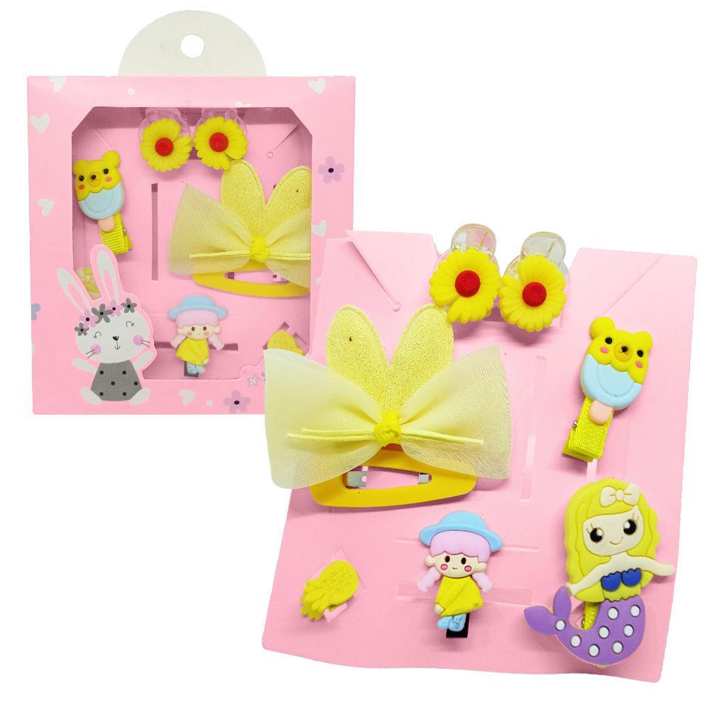 Set de 8 Ganchitos Kawaii para Niñas Accesorio de Cabello S47 - Keller Perú