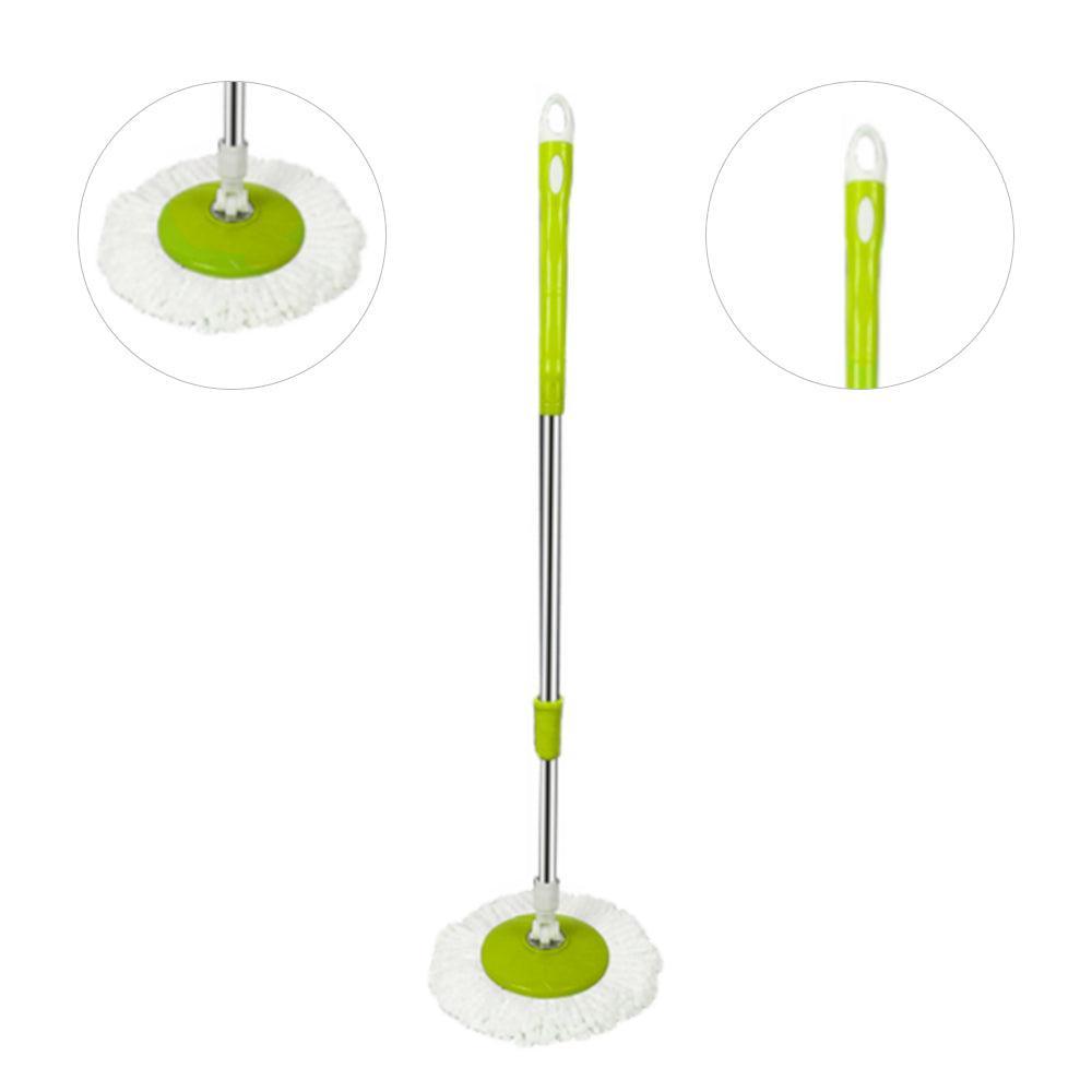 Balde Escurridor Automático Trapeador 2 Mopas+Dispensador Verde - Keller Perú