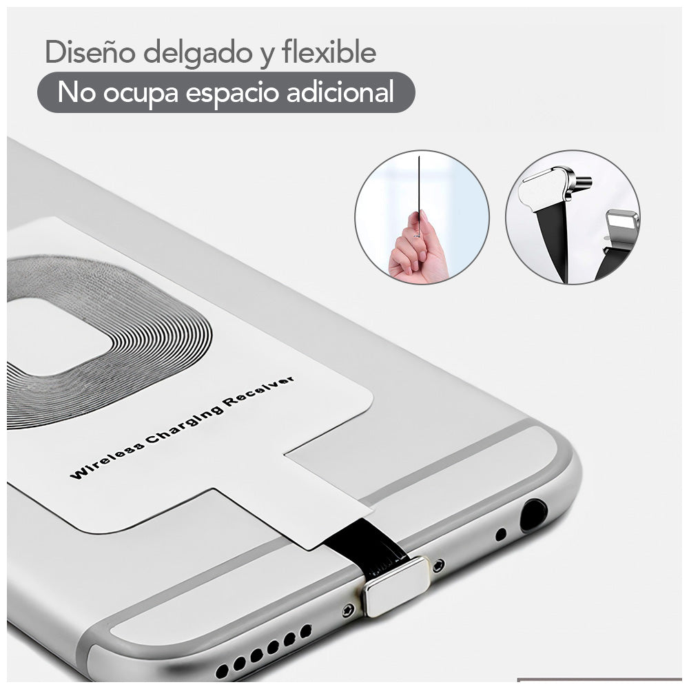 Adaptador Receptor de Carga Inalámbrica para IPhone CJ3