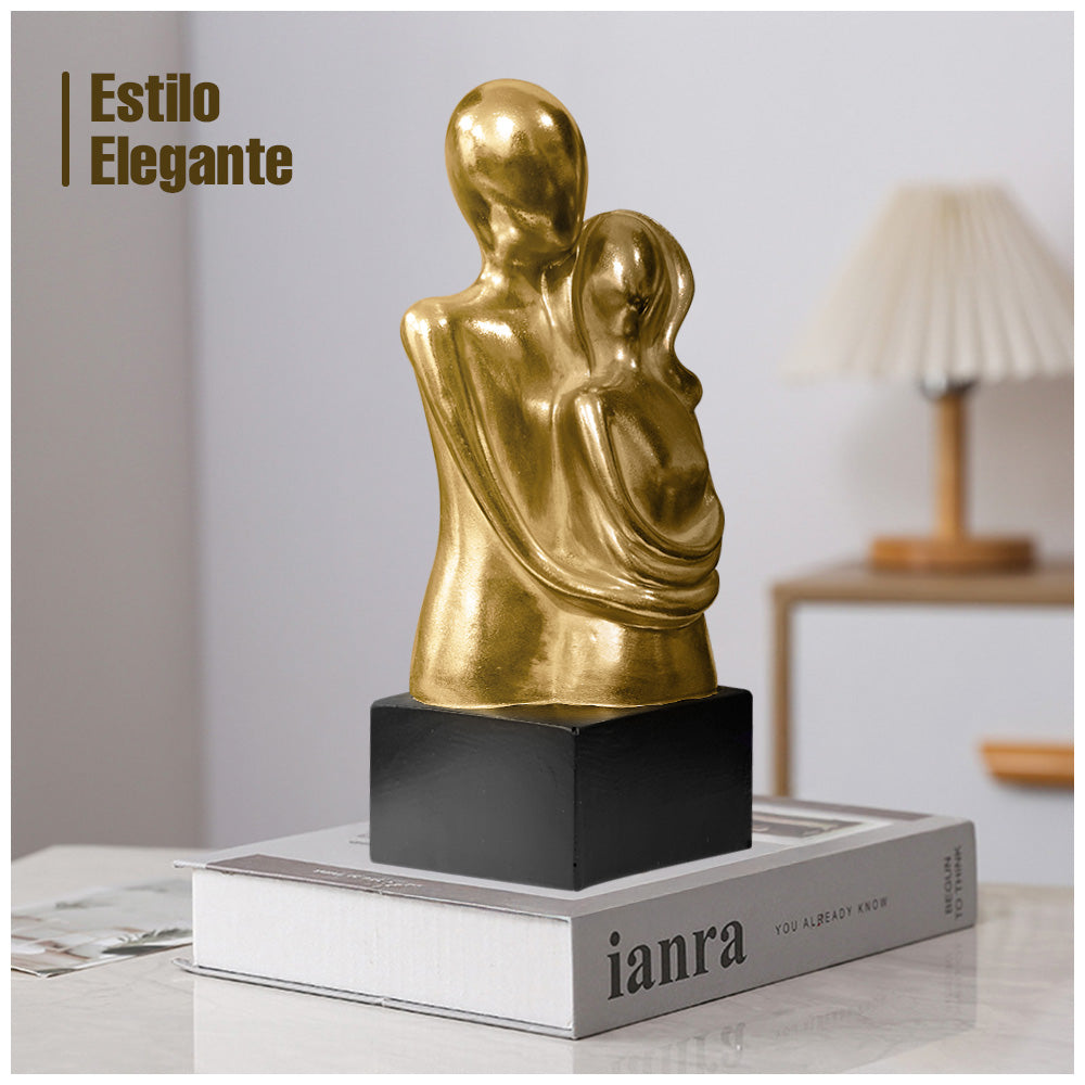 Adorno Decorativo Pareja Abrazada Escultura Elegante A17