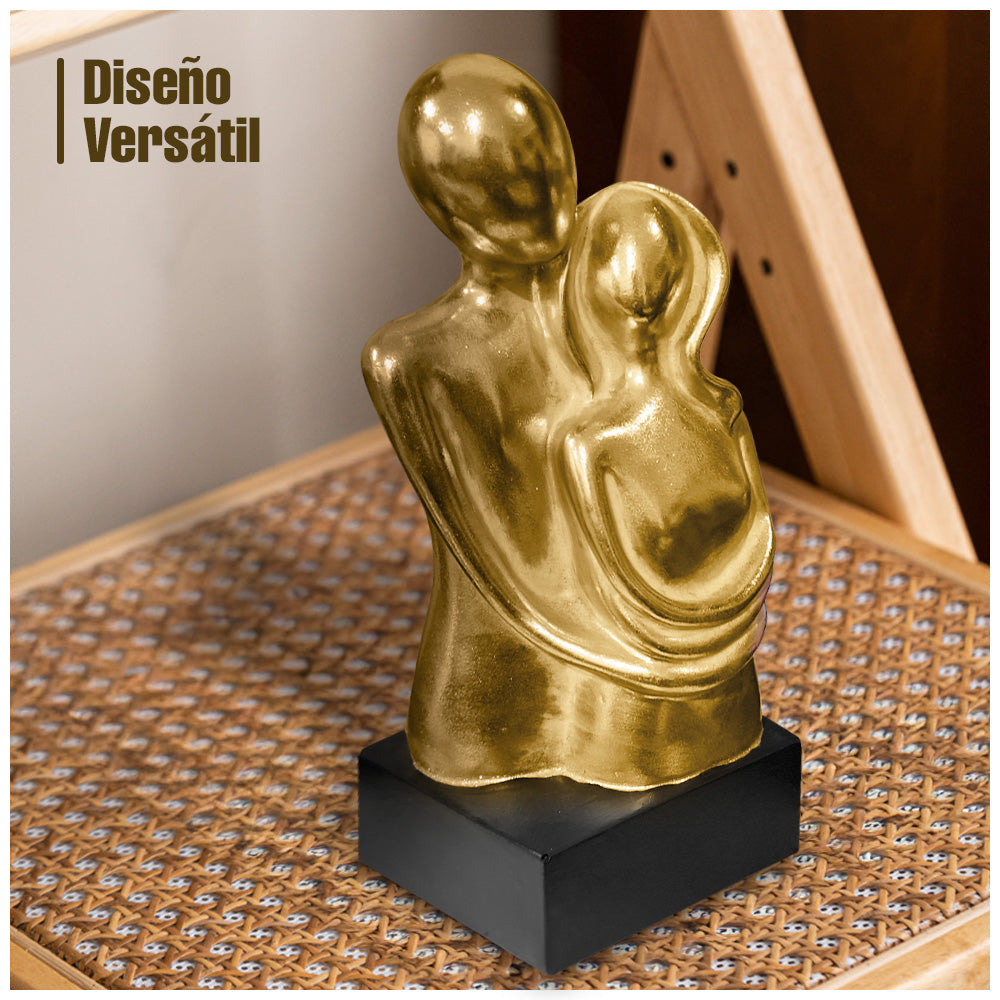 Adorno Decorativo Pareja Abrazada Escultura Elegante A17