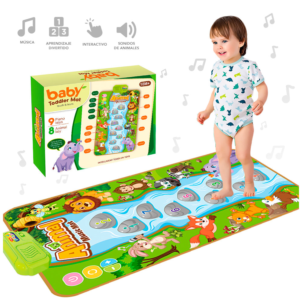 Tapete Alfombra para Bebé Niños Sensorial con Música PB4