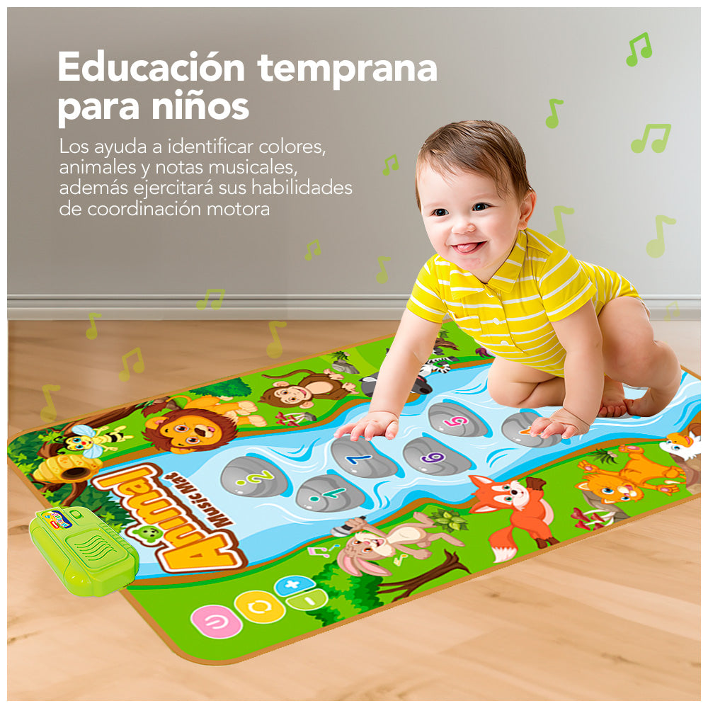 Tapete Alfombra para Bebé Niños Sensorial con Música PB4