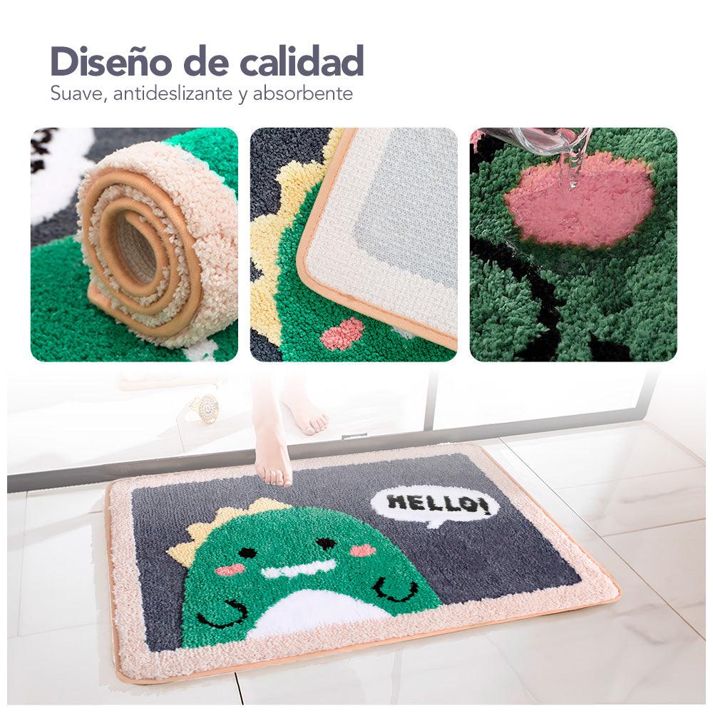 Alfombra Absorbente Diseño Dinosaurio