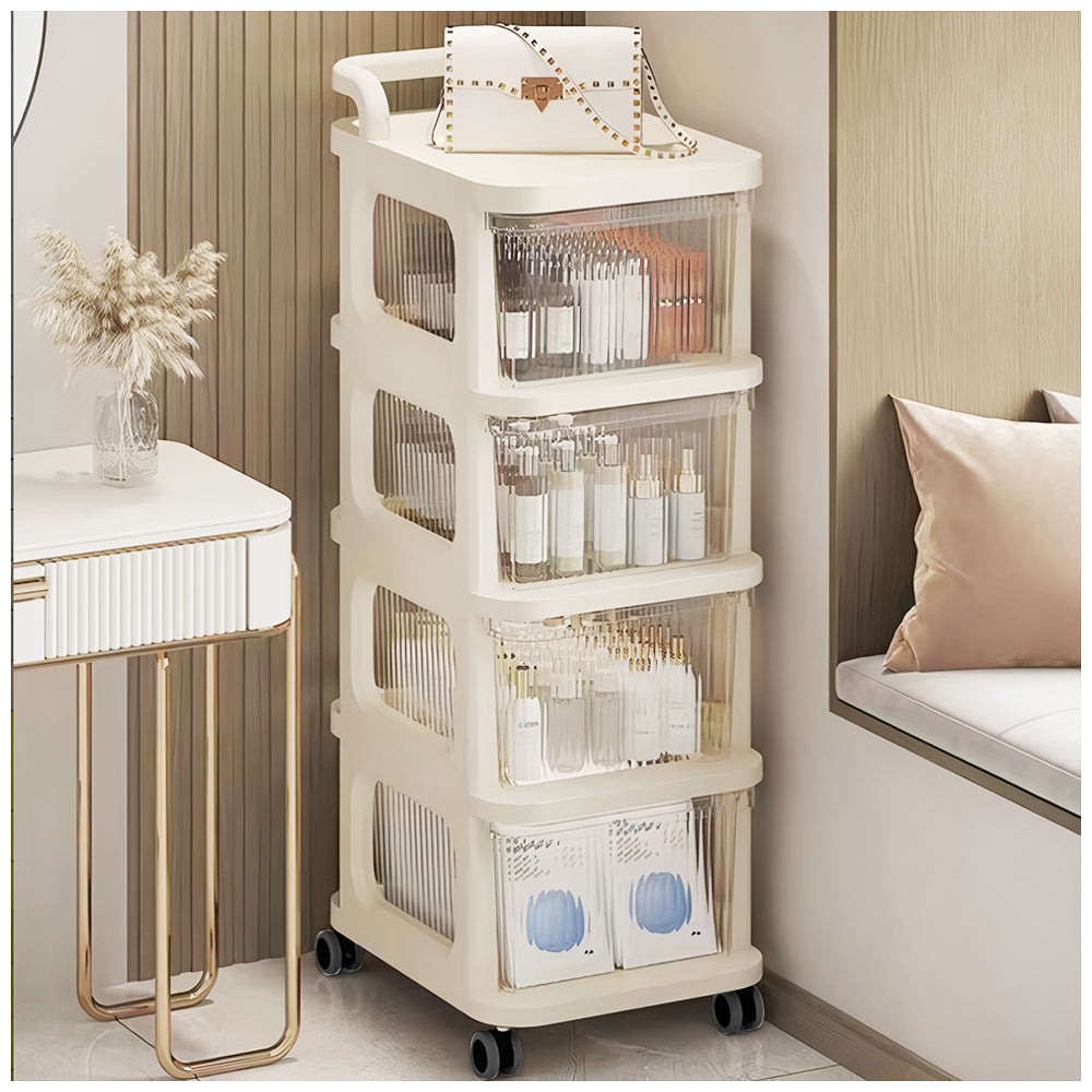 Organizador con Ruedas de 4 Niveles para Baño CT4