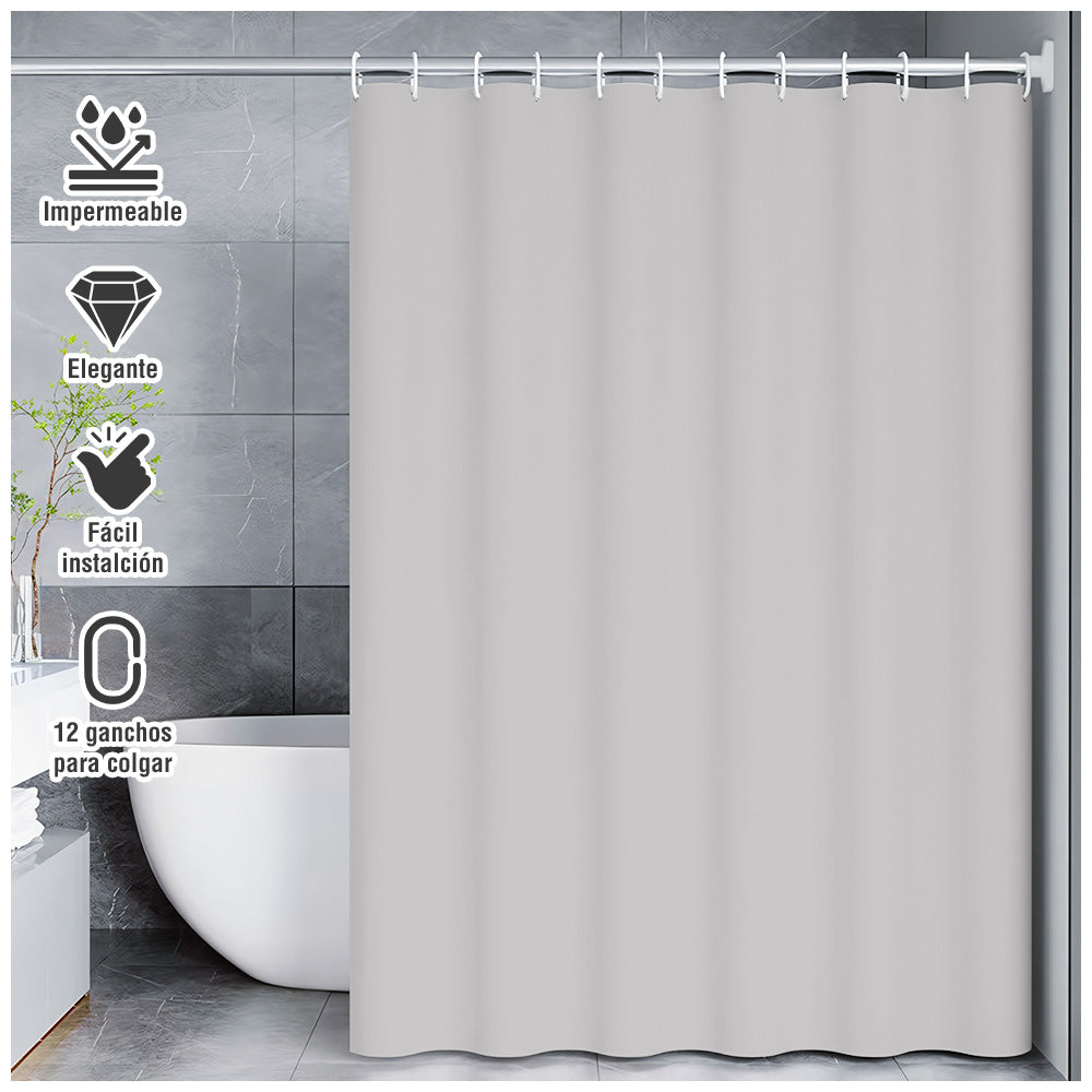 Cortina de Baño Moderna Impermeable U11