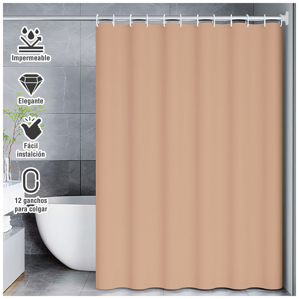 Cortina de Baño Moderna Impermeable U11
