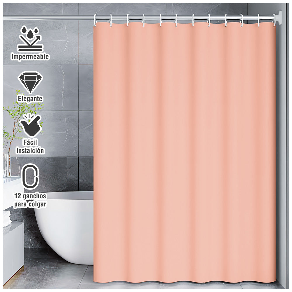 Cortina de Baño Moderna Impermeable U11