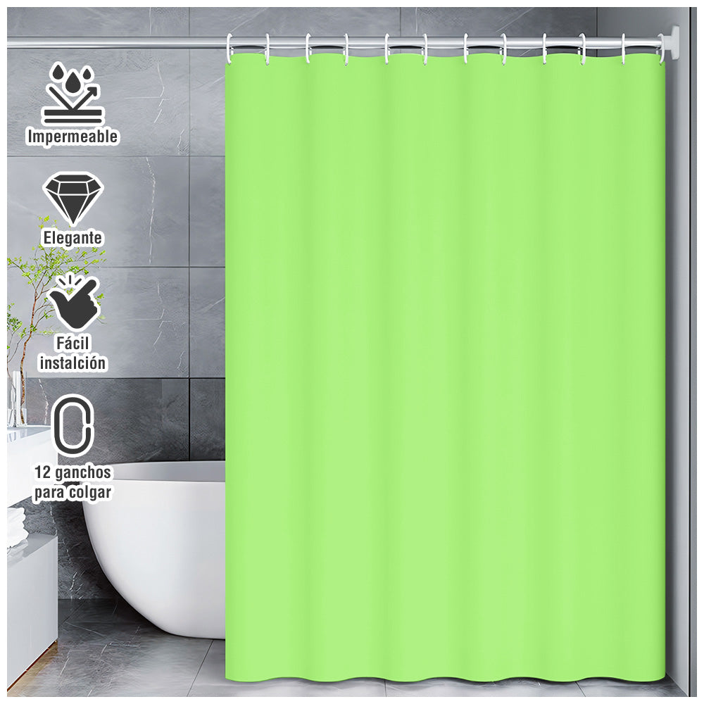 Cortina de Baño Moderna Impermeable U11
