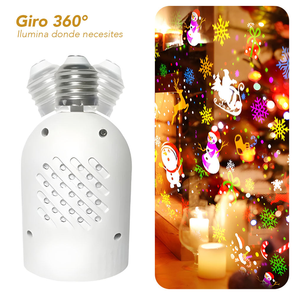 Foco Proyector LED Navideño Colorido K43