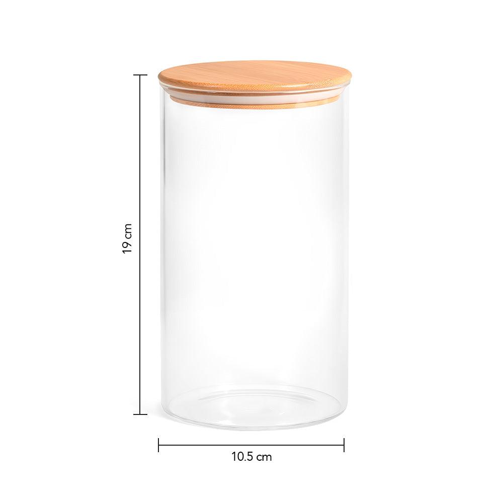 Frasco Hermético Táper de Cocina 1150 ML Circular H65