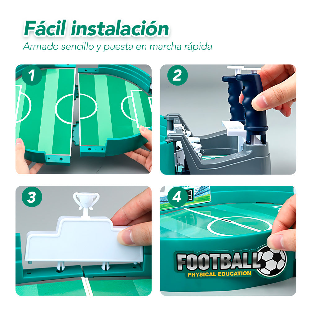 Juegos de Mesa Portátil Futbolito Interactivo para 2 Personas FM1