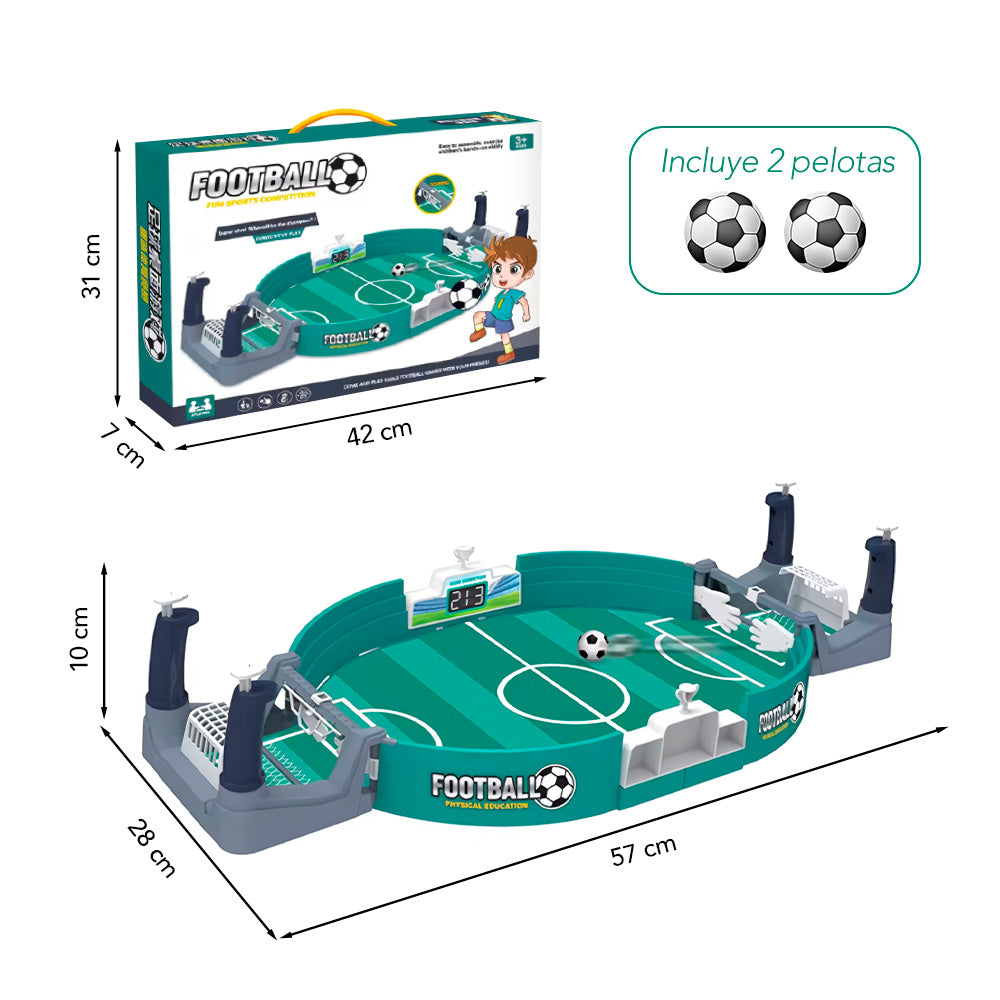 Juegos de Mesa Portátil Futbolito Interactivo para 2 Personas FM1