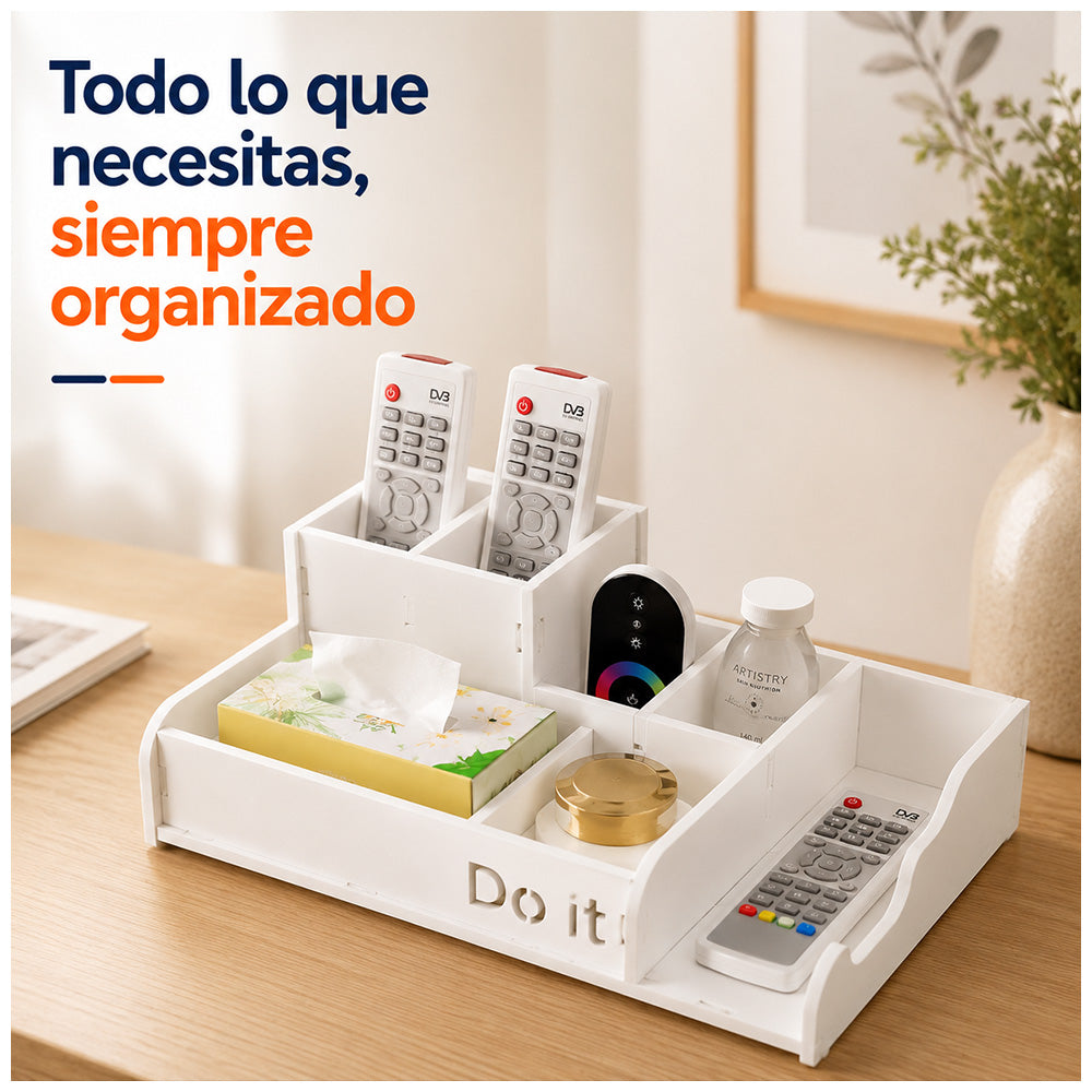 Organizador de Escritorio Multifuncional con Compartimentos AJ1