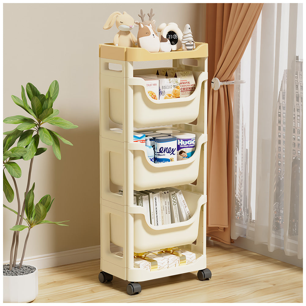 Organizador de Pañales Y Accesorios de Bebé 5 Niveles con Ruedas C81